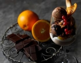 The Bar & Lounge「大人のショコラオレンジパフェ」